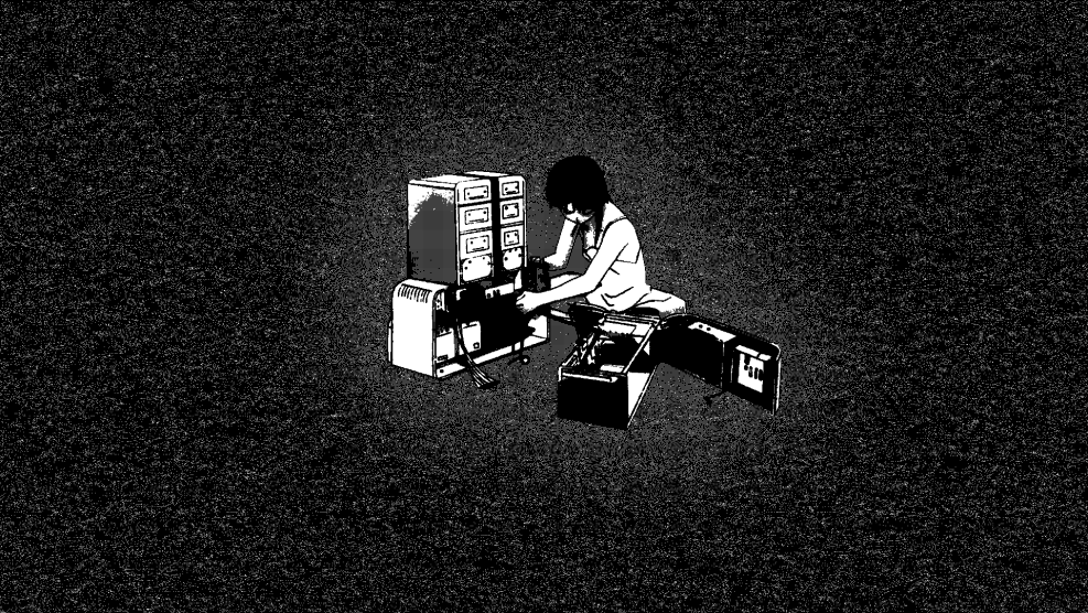 Anime wallpaper is dark