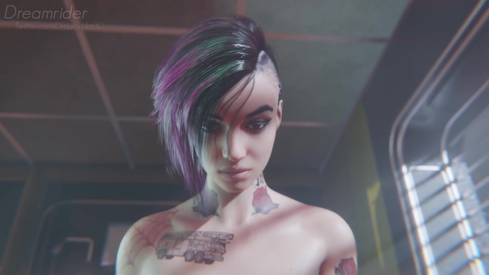 2077 Cyberpunk Judy Alvarez Lesbian