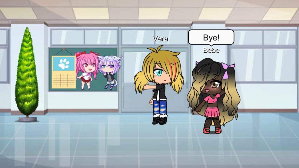 Gacha Life paired skins with a friend