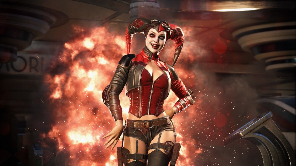 Wallpaper Harley Quinn from the game