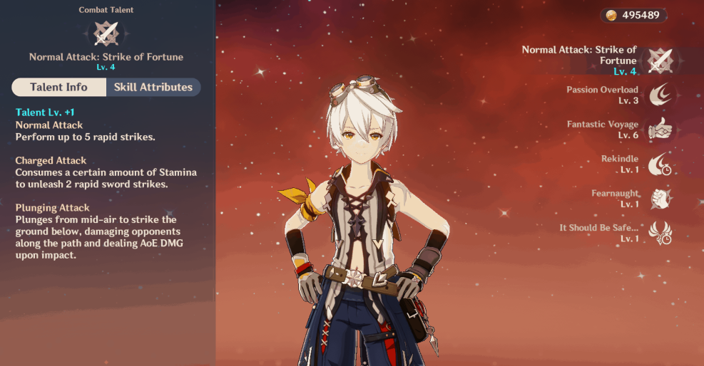 Bennett Talents Genshin Impact