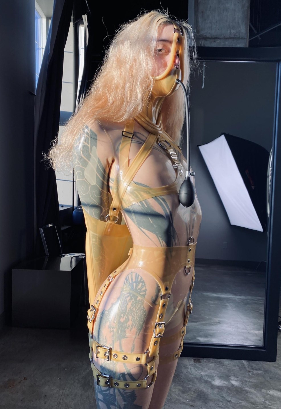 Cam Damage in Transparent latex