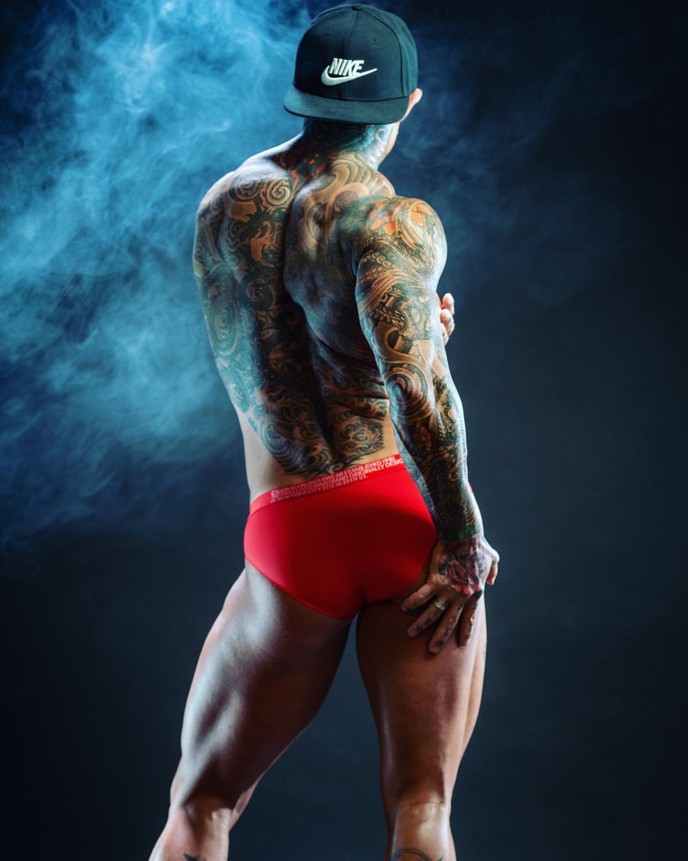 Rene Campbell Bodybuilders naked