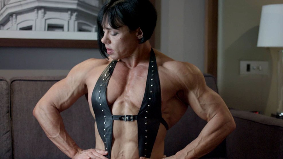 Woman Bodybuilder Rene Campbell naked