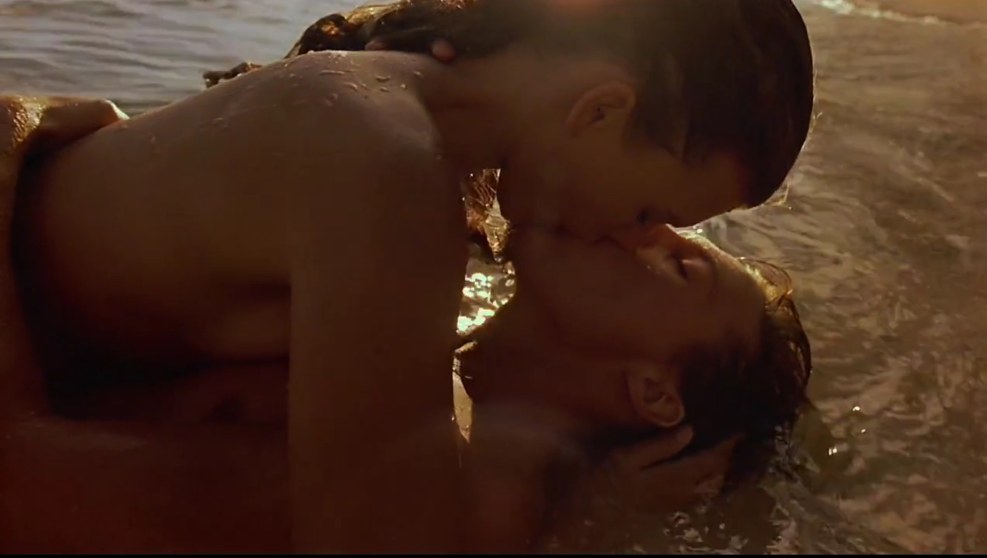 Jenny Gregg naked on the beach