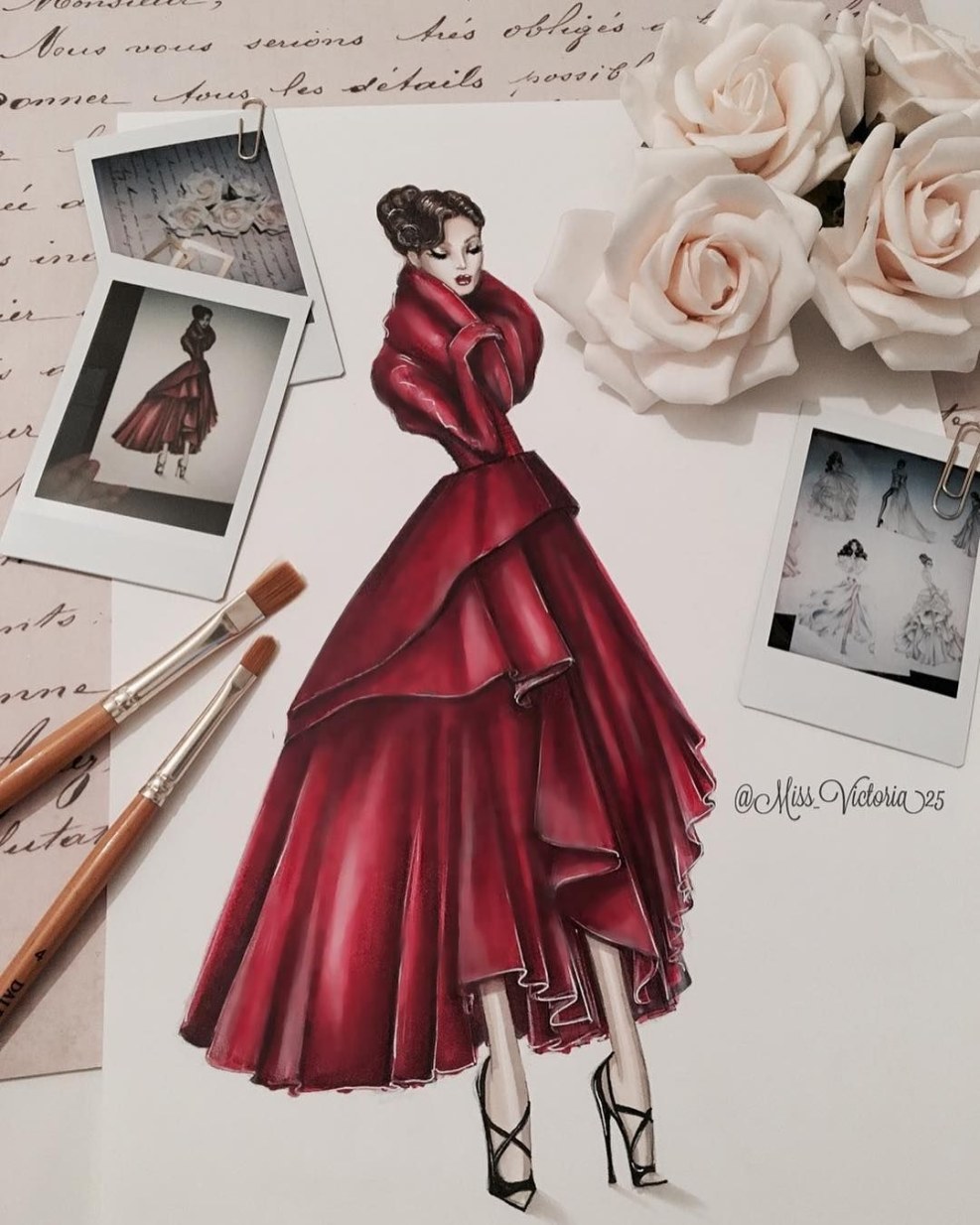 Fashionable dresses awesome drawings