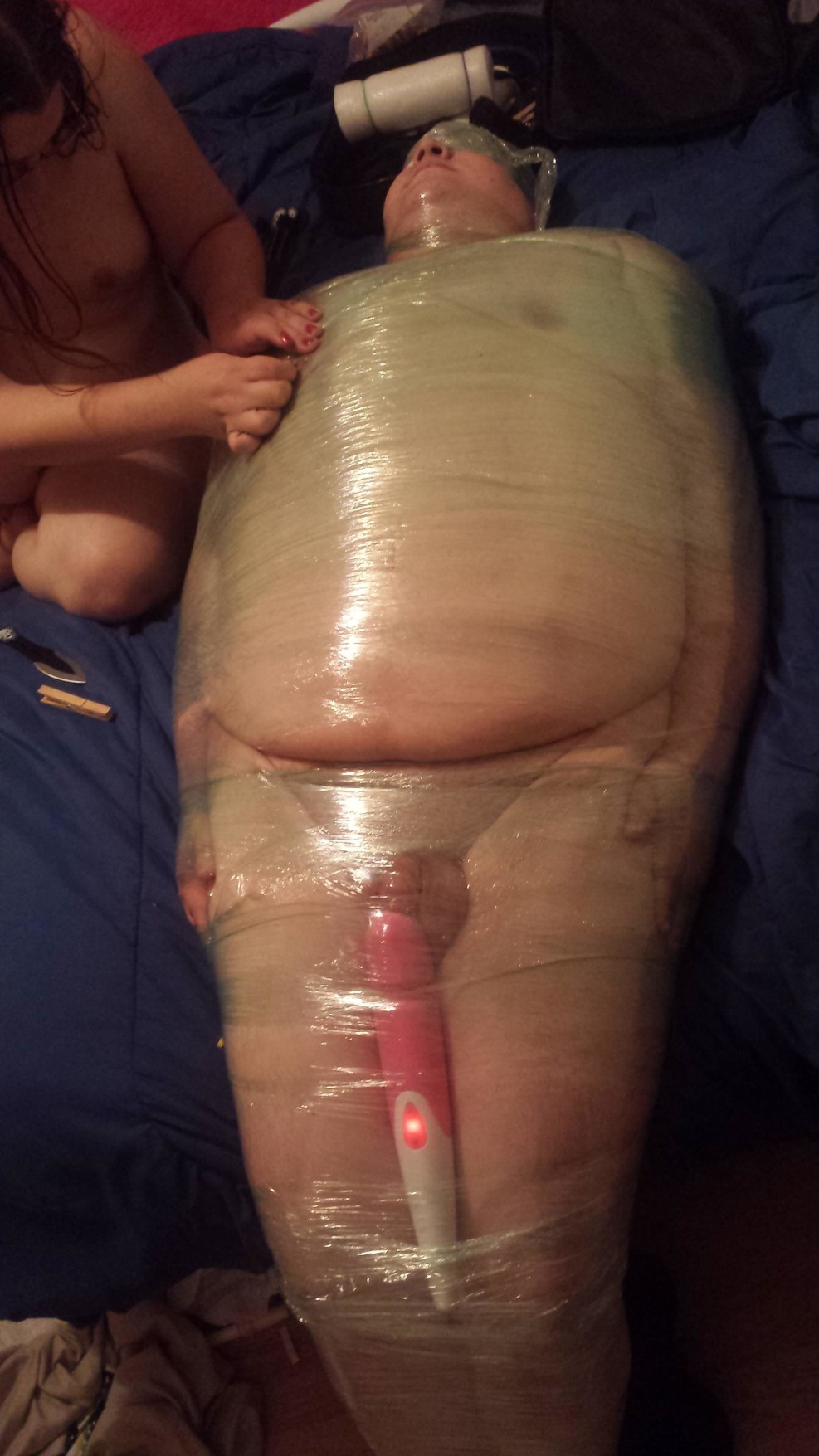 Rachel Adams Head Wrapped Restrained Reporter