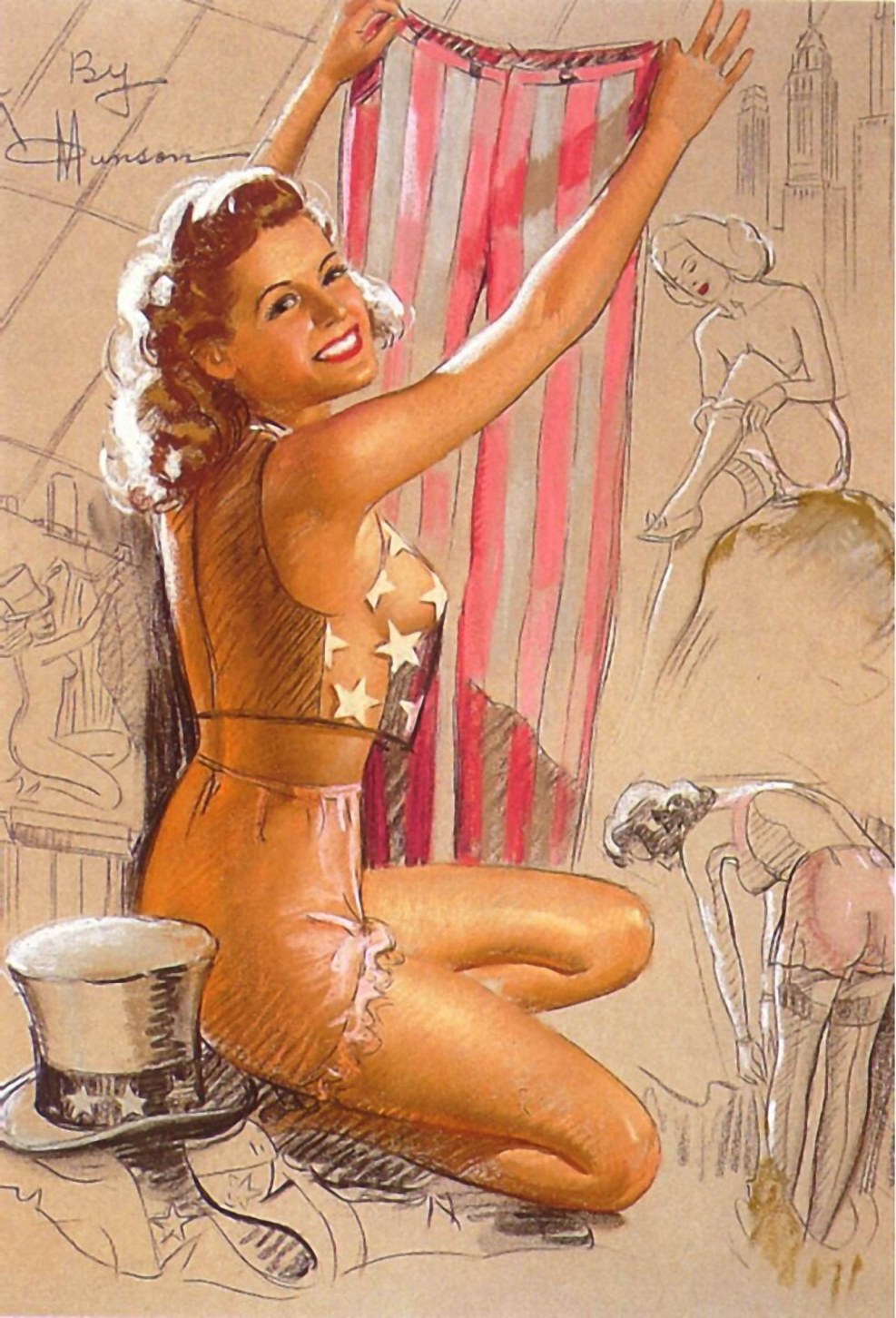 The artist-illustrator Knute o. Munson