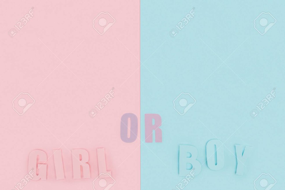 The background on the one hand is pink on the other blue