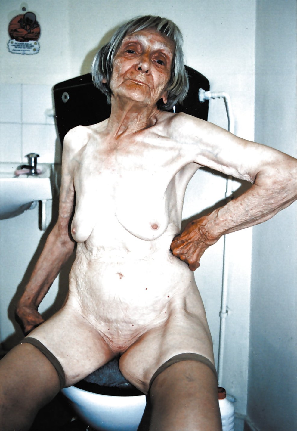 Shaved vaginas of older women