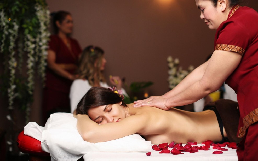 Erotic massage with fucking