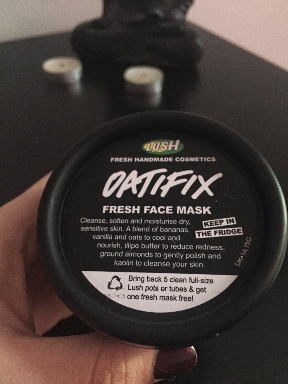 Mask LUSH jelly Rudolph