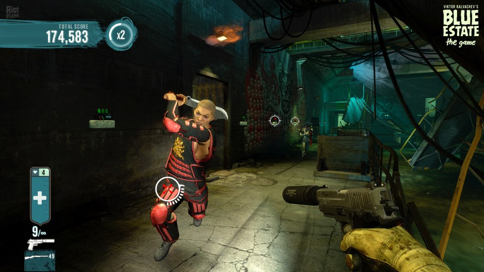 Game rail Shooter Blue Estate