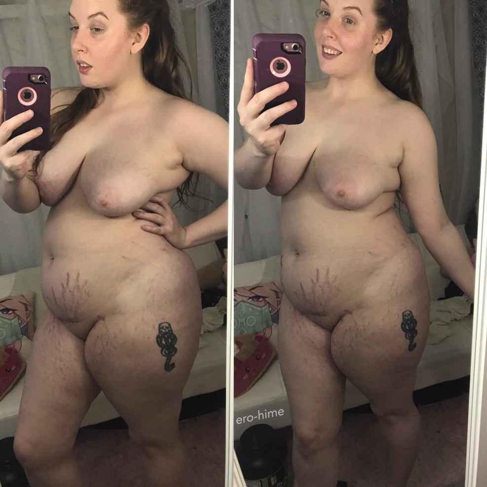 Plump Princess Krissy Naked on the bed