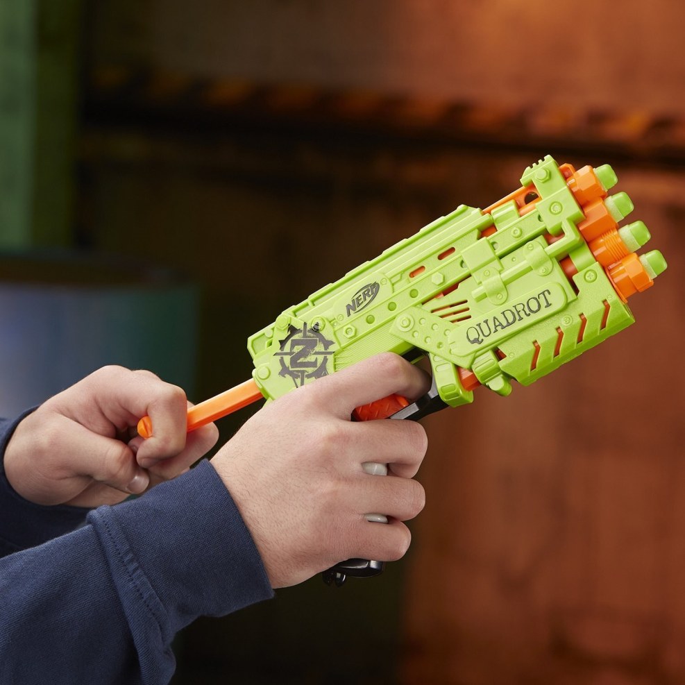 Nerf zombie airsick nails gnaw