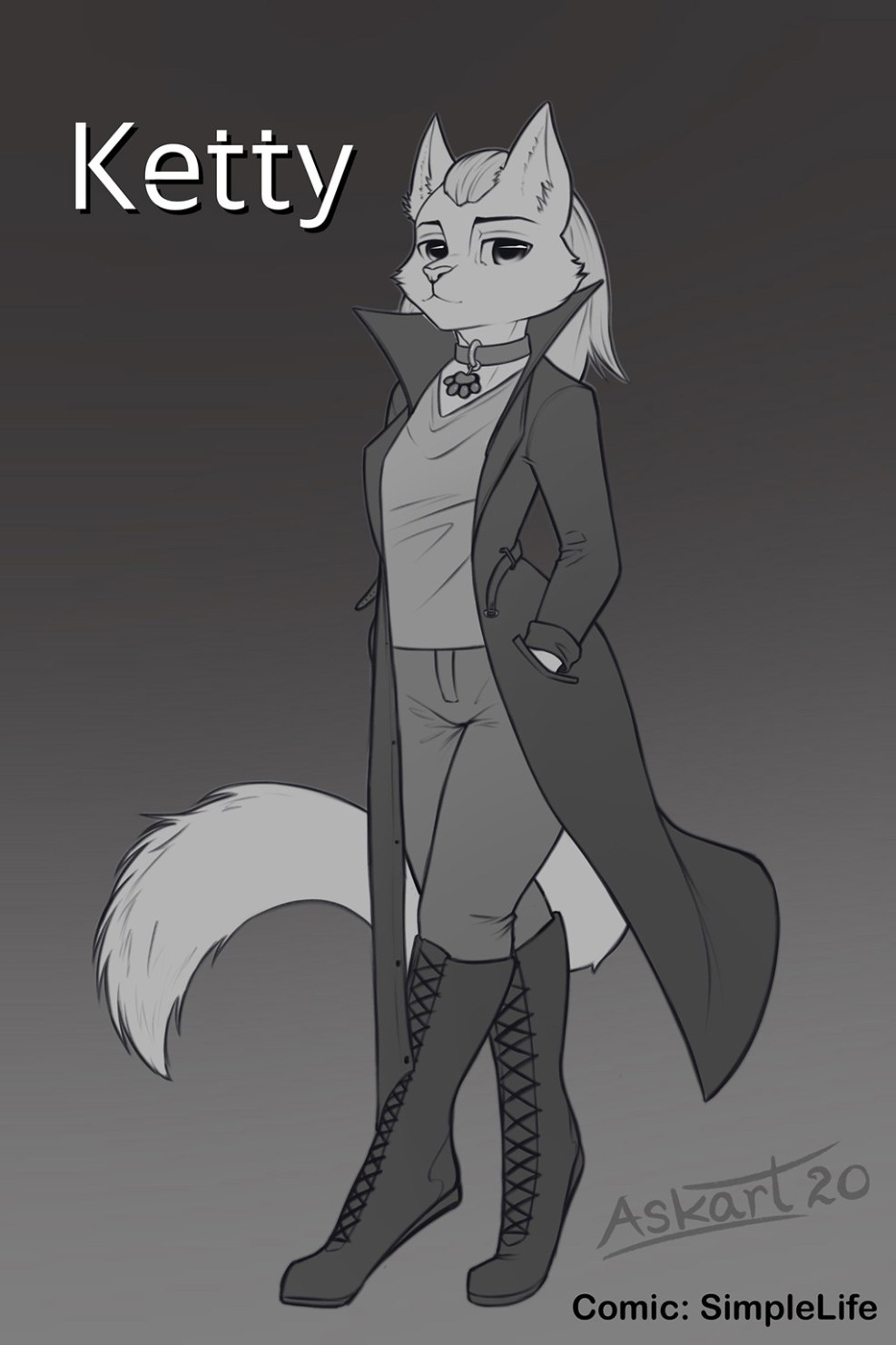 Picchi with Hallow Kitty with inscriptions