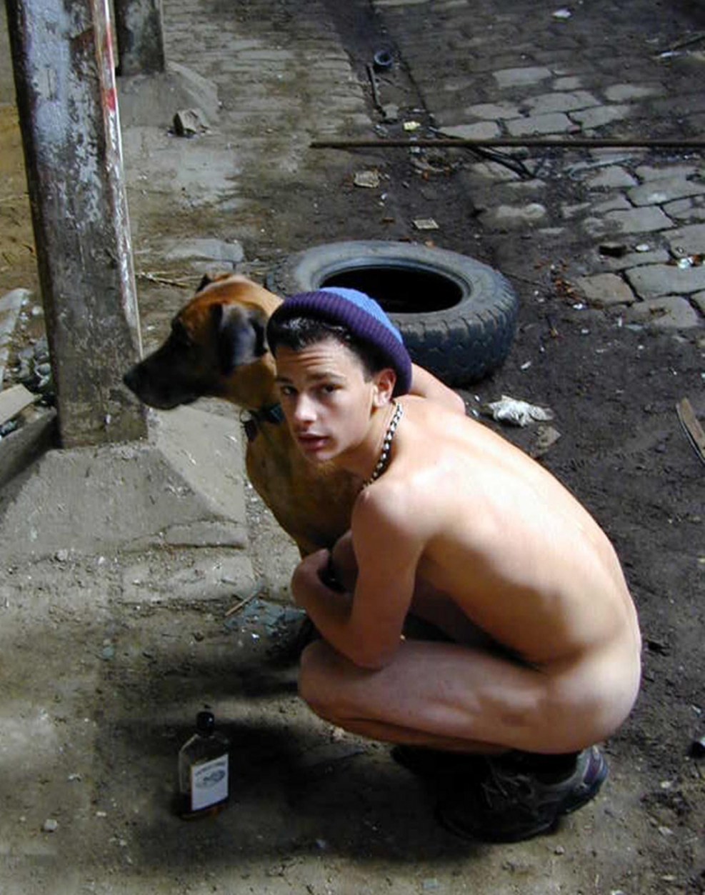 American women naked homeless people