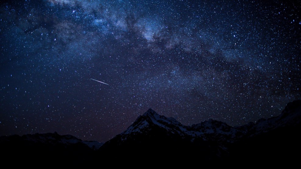 Pictures on the desktop starry sky