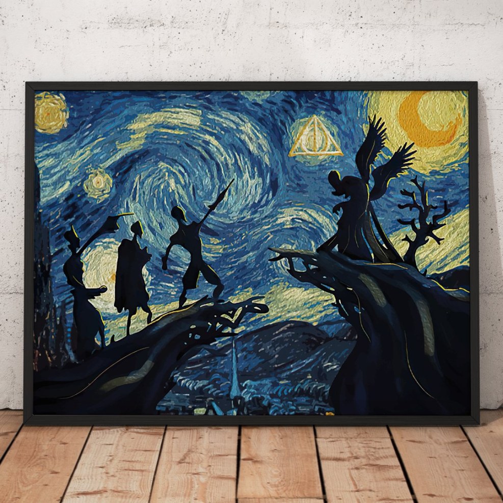 Silhouette on the background of space