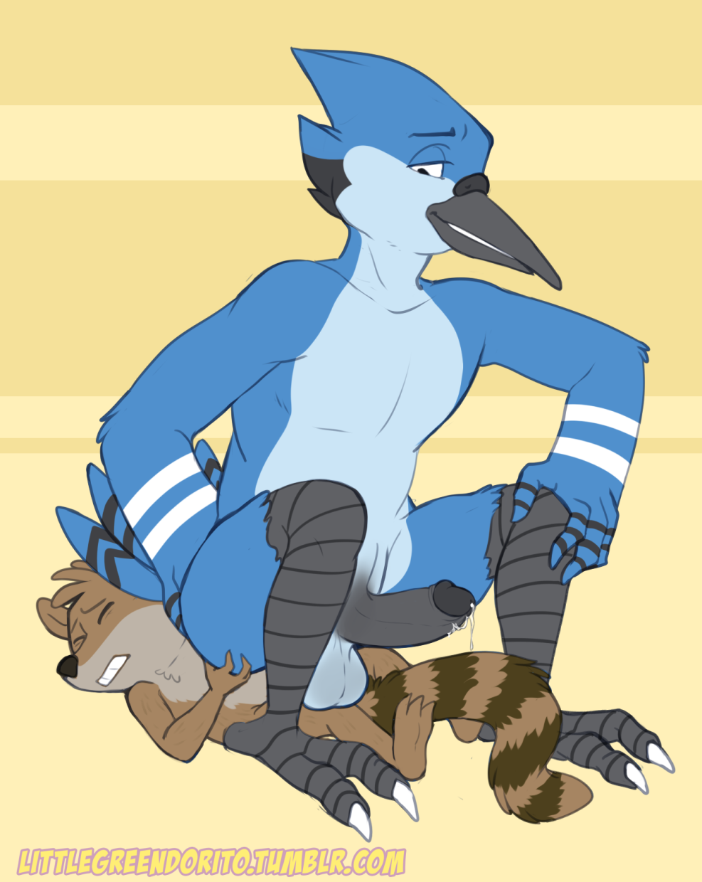 Regular Show Mordecai Rigby Gay