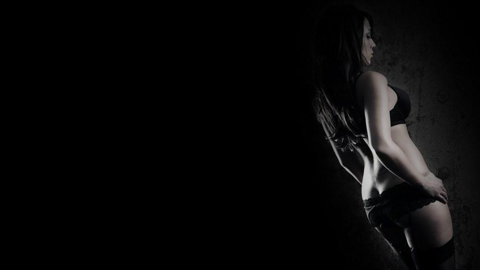 White inscriptions on a black background