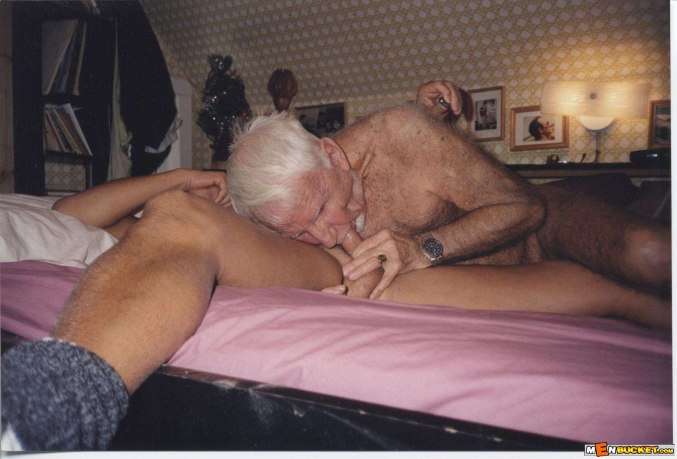 The old man kisses the girl Tabu Sex