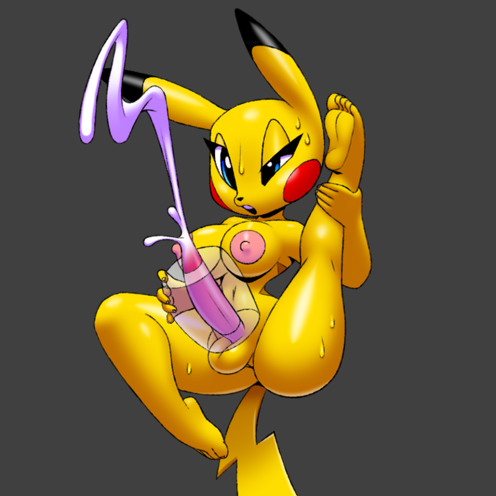 Pokemon Ivi and Pikachu Hentai Yaoy