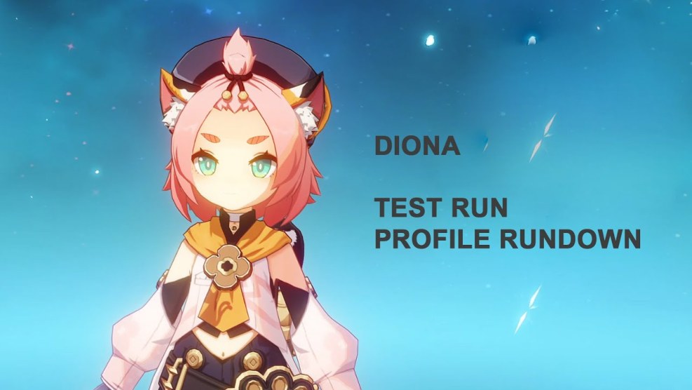 Dione is a meeting of Genshin