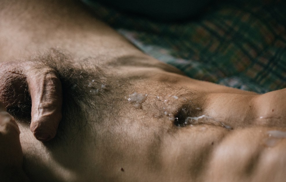 Sam Morris excited member without panties