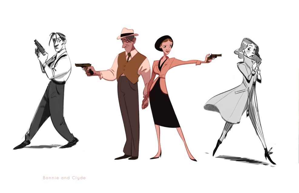 Madeln Marie, Natasha Marley - Bonnie and Clyde GIF