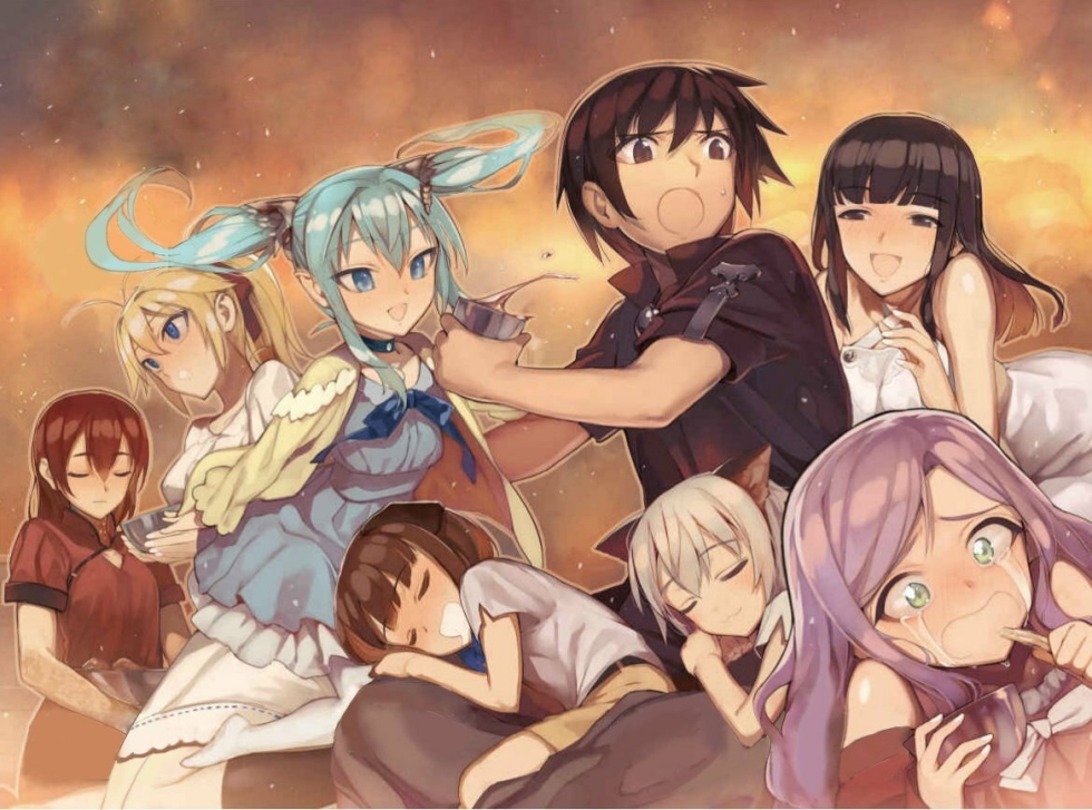 Death march kara hajimaru Hentai Comic