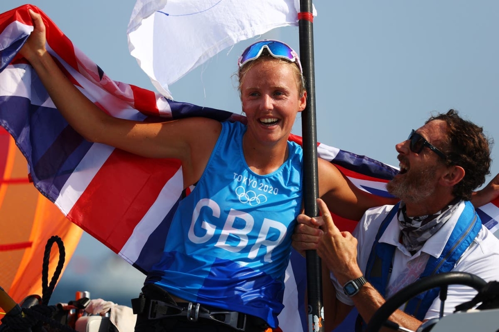 Windsurfing competition start