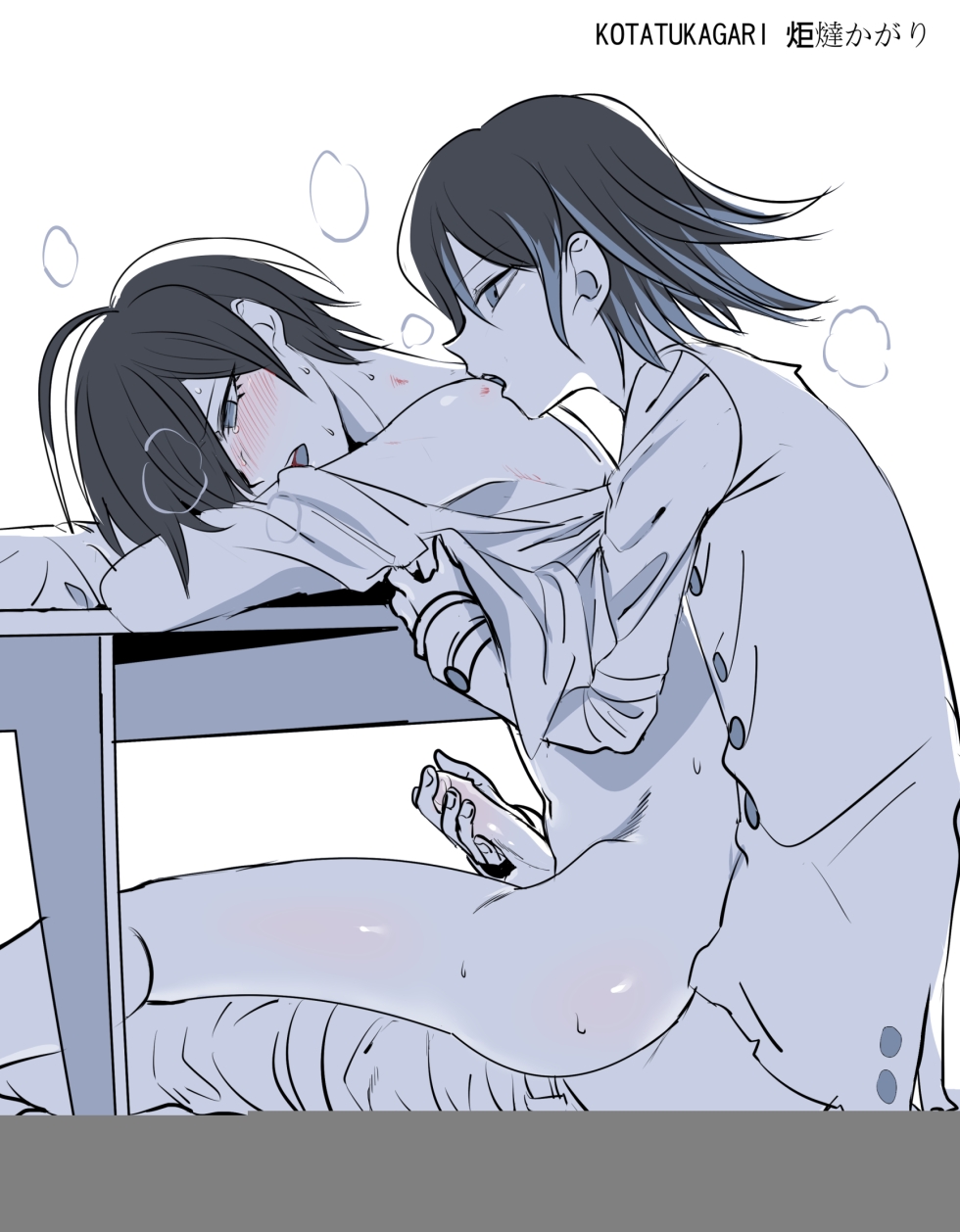 Kokichi Oumuma X Shuichi Saihara Yaoy Sex