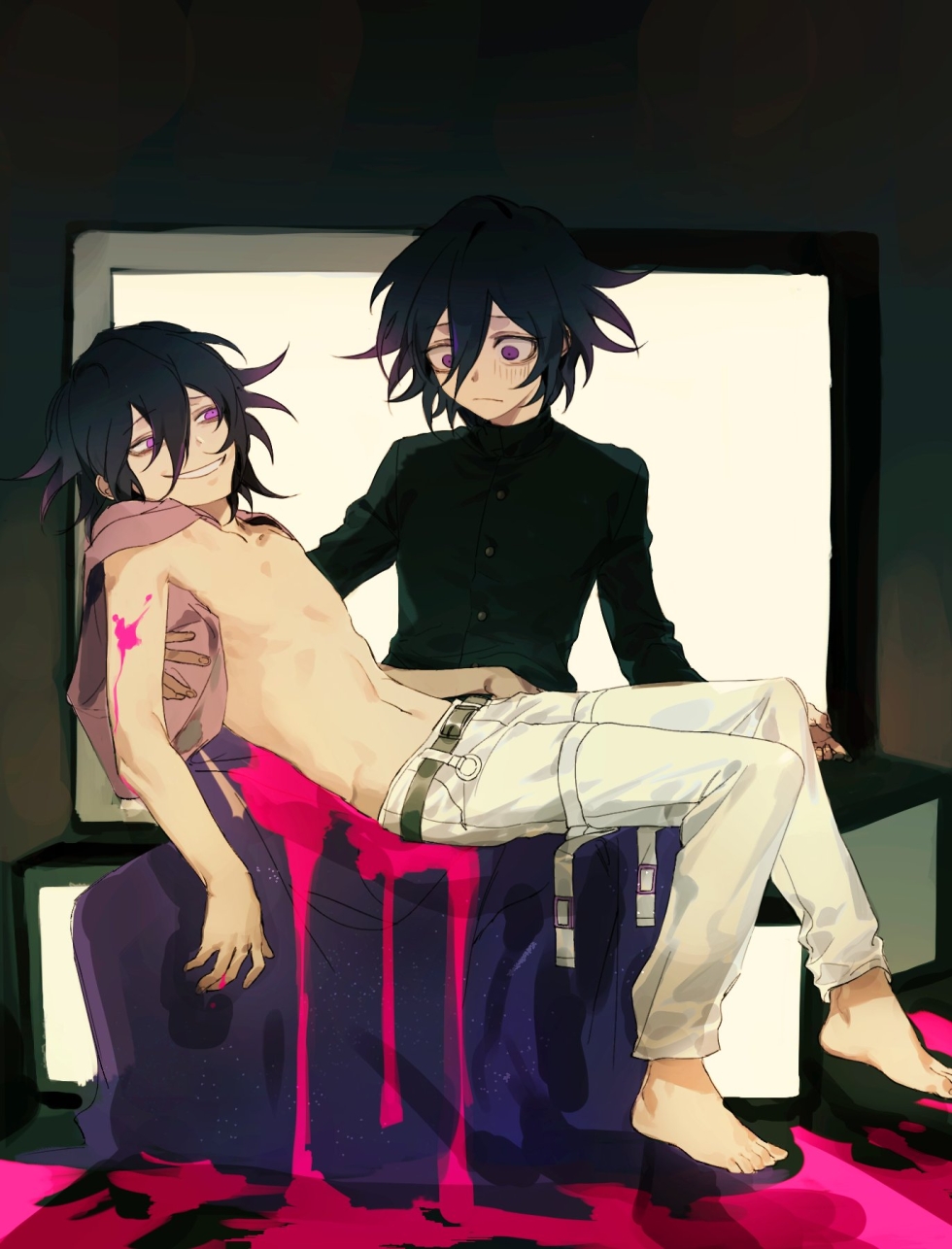 Dangganronpa v3 yaoi ahegao