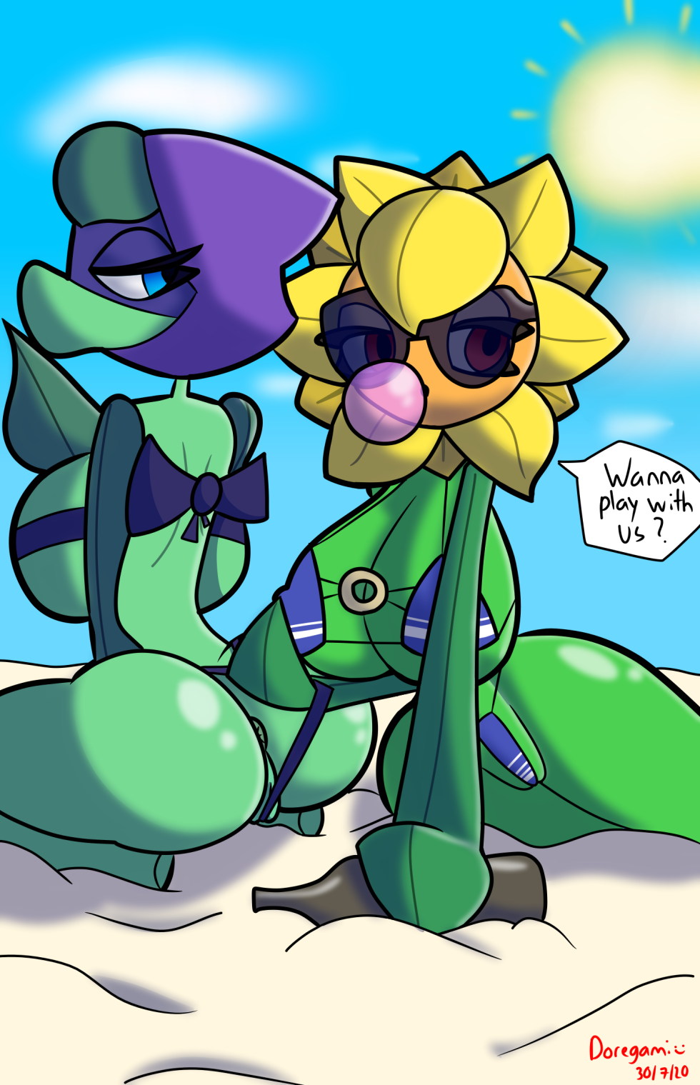 PVZ RULE34 Heroes green shadow Sex