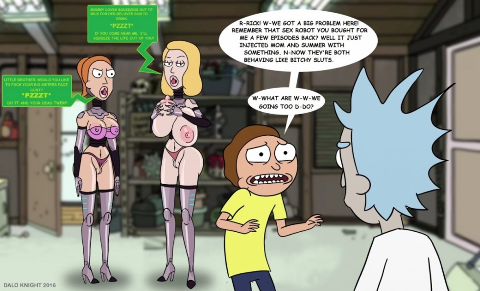 Rick and Morty Robot Gwendolin XXX