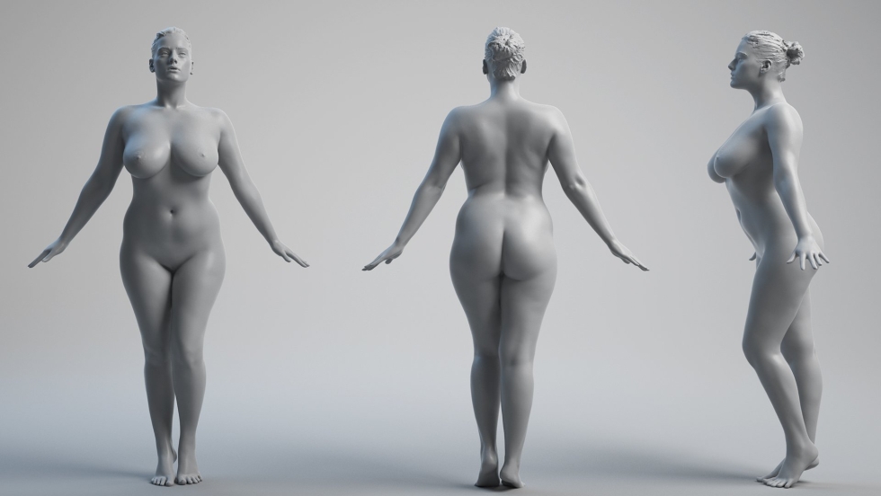 Fat women from different angles naked