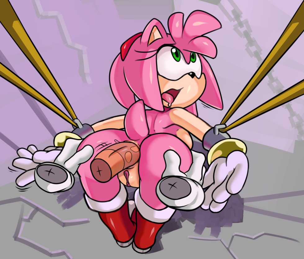 Mina mongoose and Amy Rose Hentai