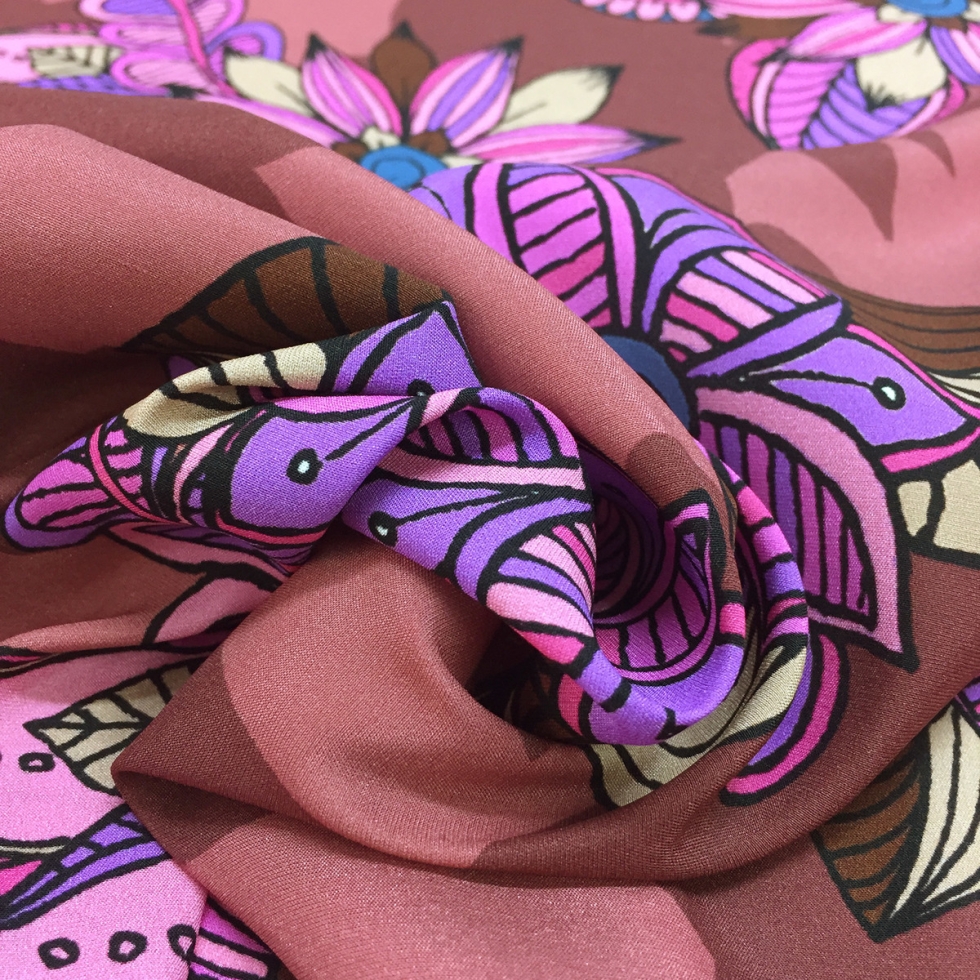 Silk scarf batik