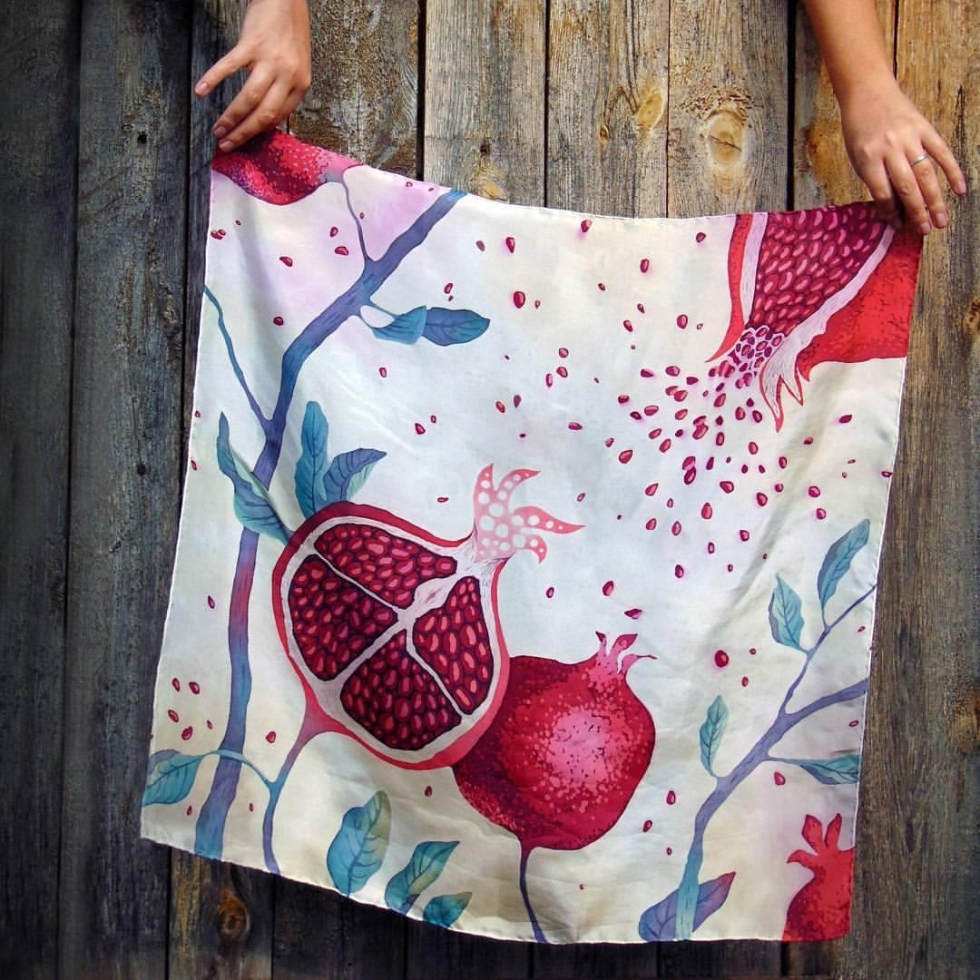 Cloud drawing in the batik