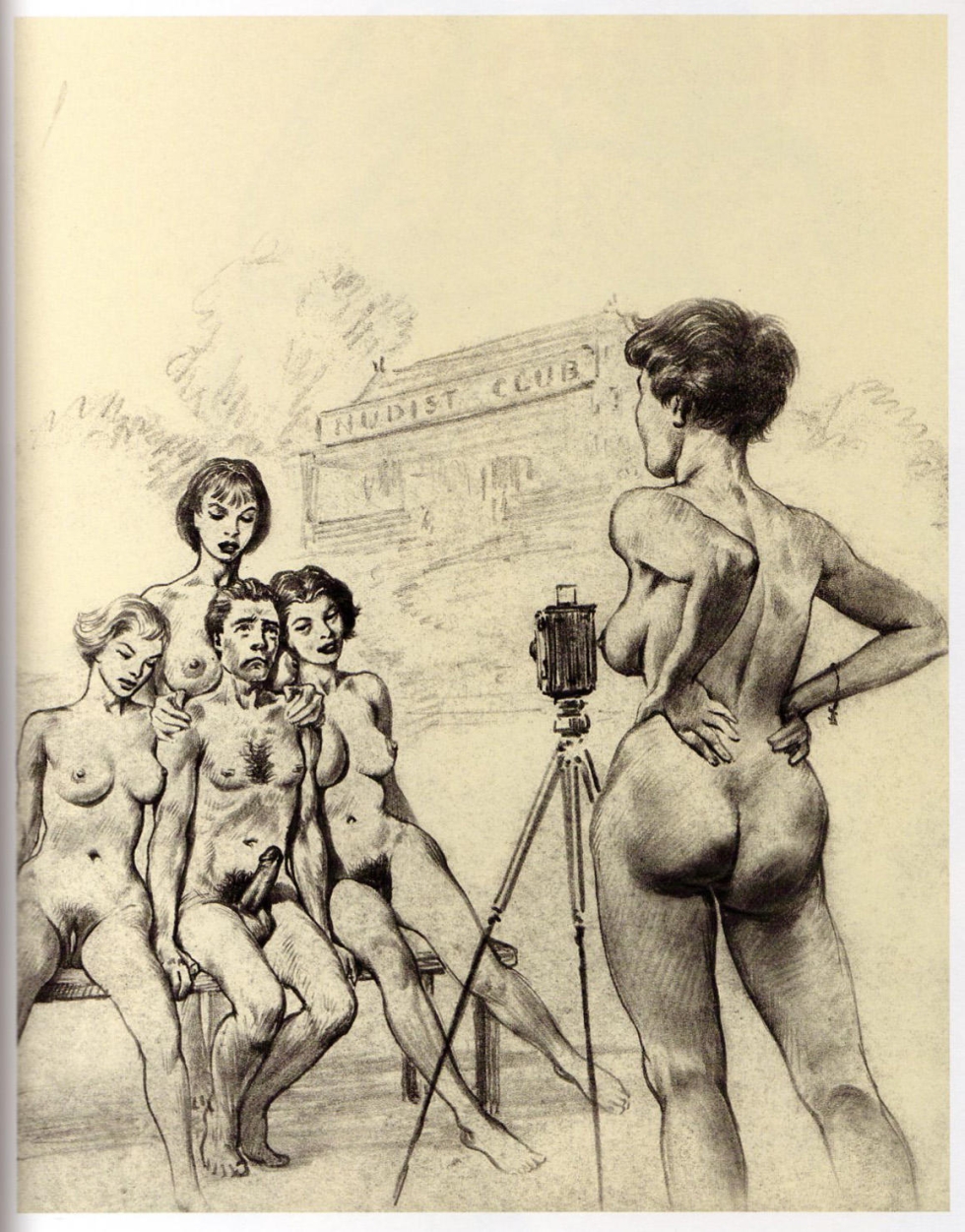 Family Naturism retro