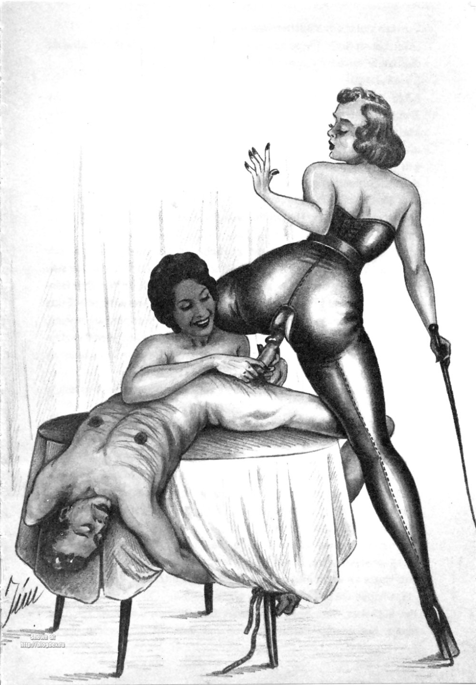 Retro pornography femdom