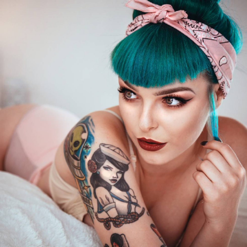 PIN UP style photo shoot