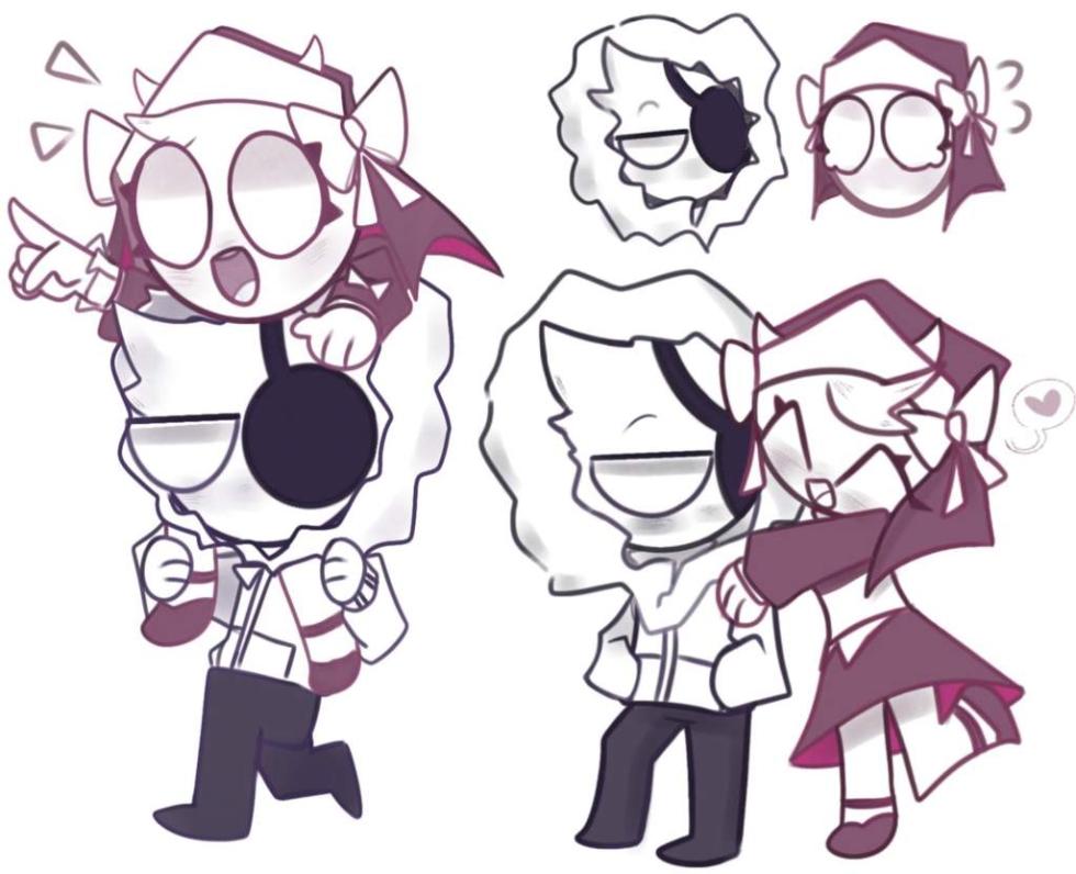 FNF Sarventa Anime Art