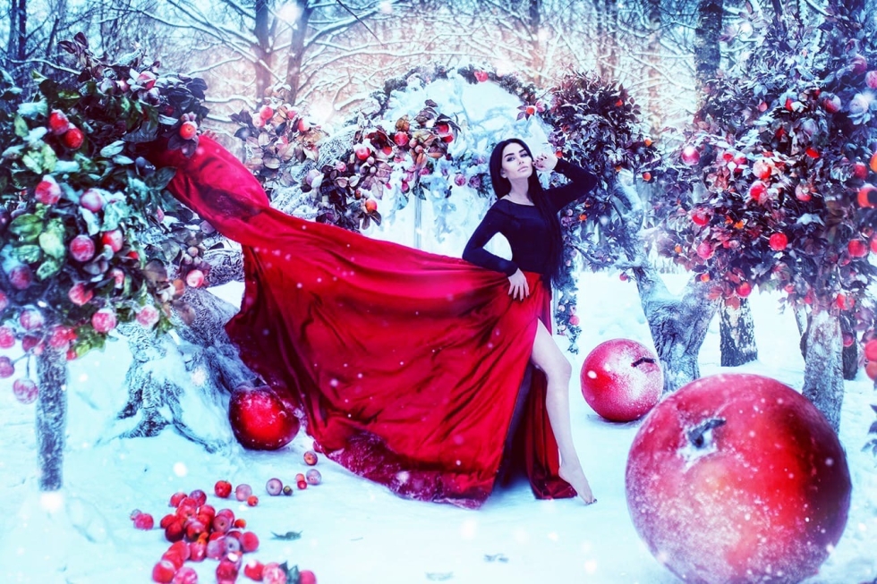 Pillow instead of a dress