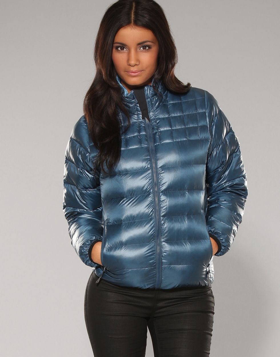 Girls in leather leggings