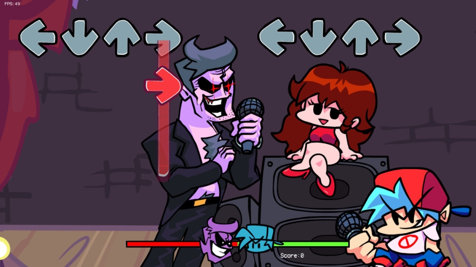 Fire from the game Friday Night Funkin