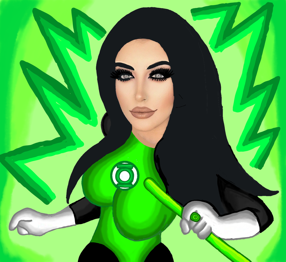 Veronika Meyda in the form of ponies