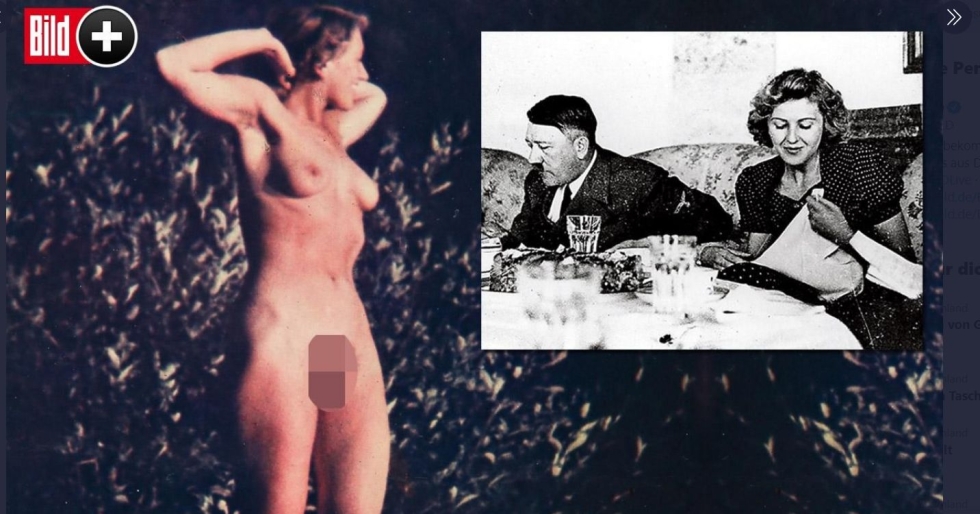 Naked Hitler and Eva Brown