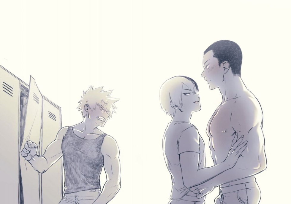 Decu and Todoroki and Kachan